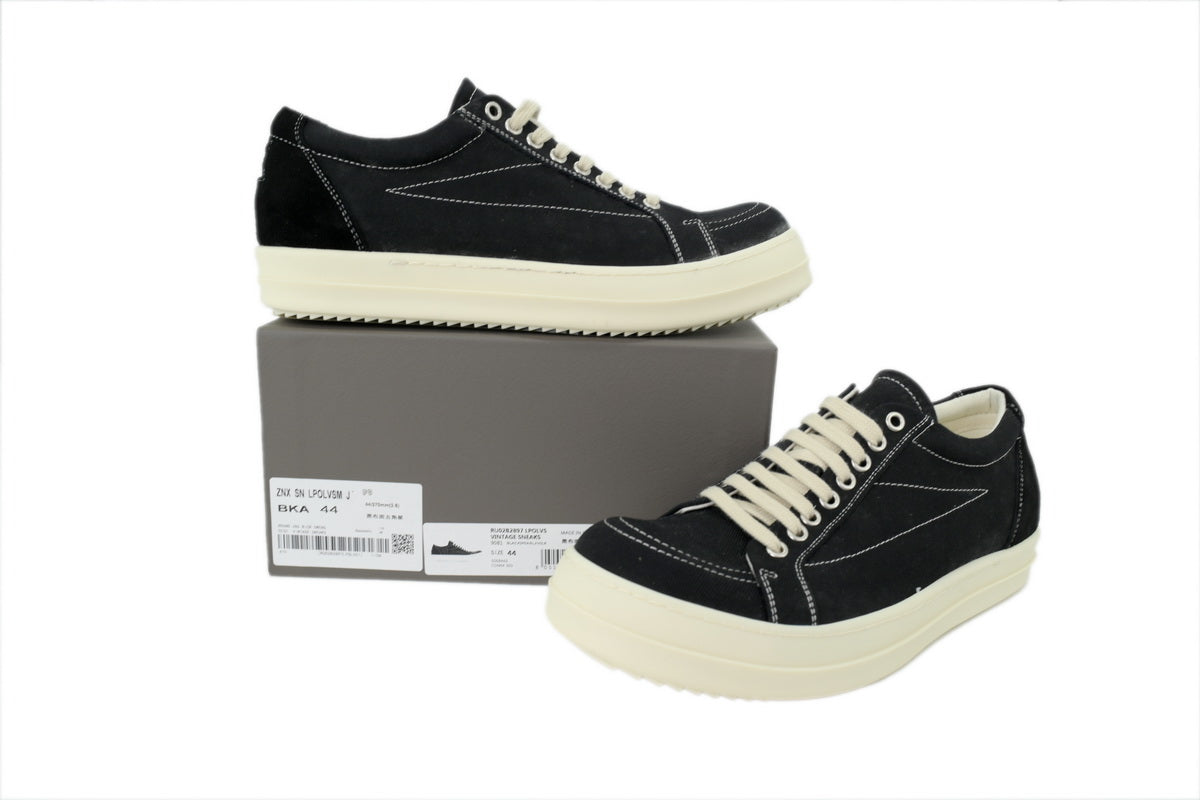 Rick Owens Women's DRKSHDW Temple Star Applique Sneakers – Black Milk
