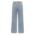 Plaid sports loose casual pants