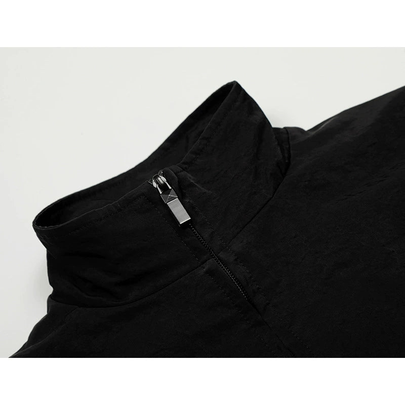 Fashion solid color sports casual jacket