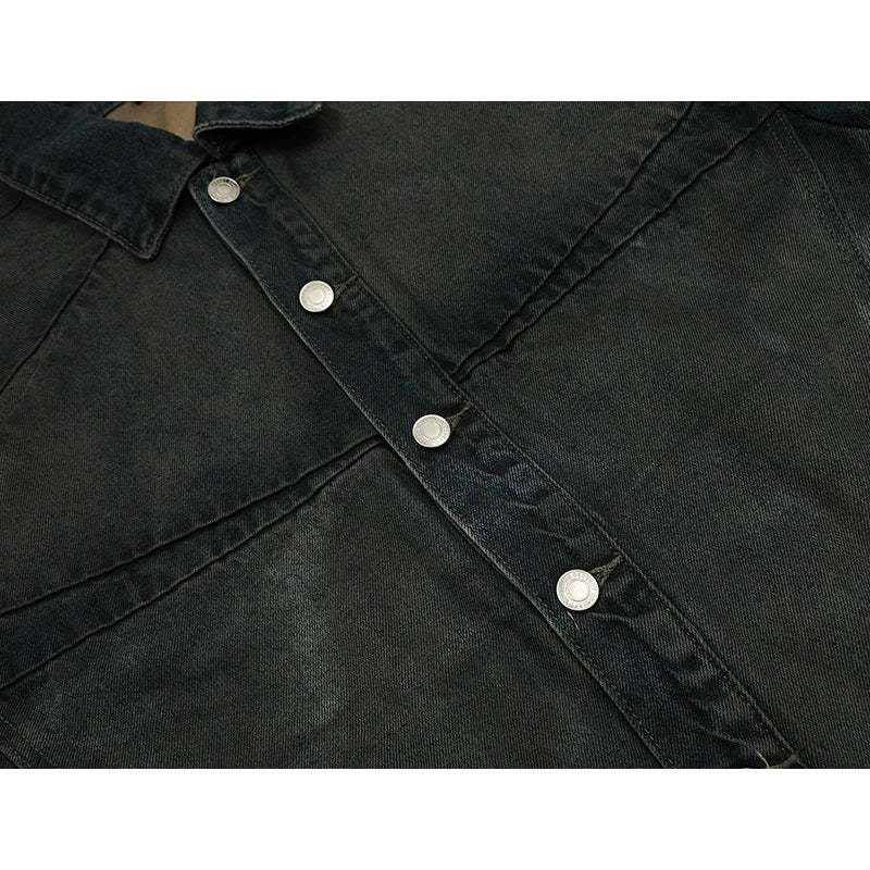 Fashionable denim sports casual jacket