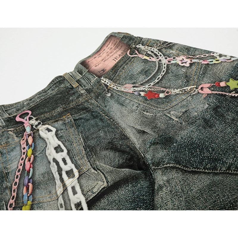 Fashion denim shorts