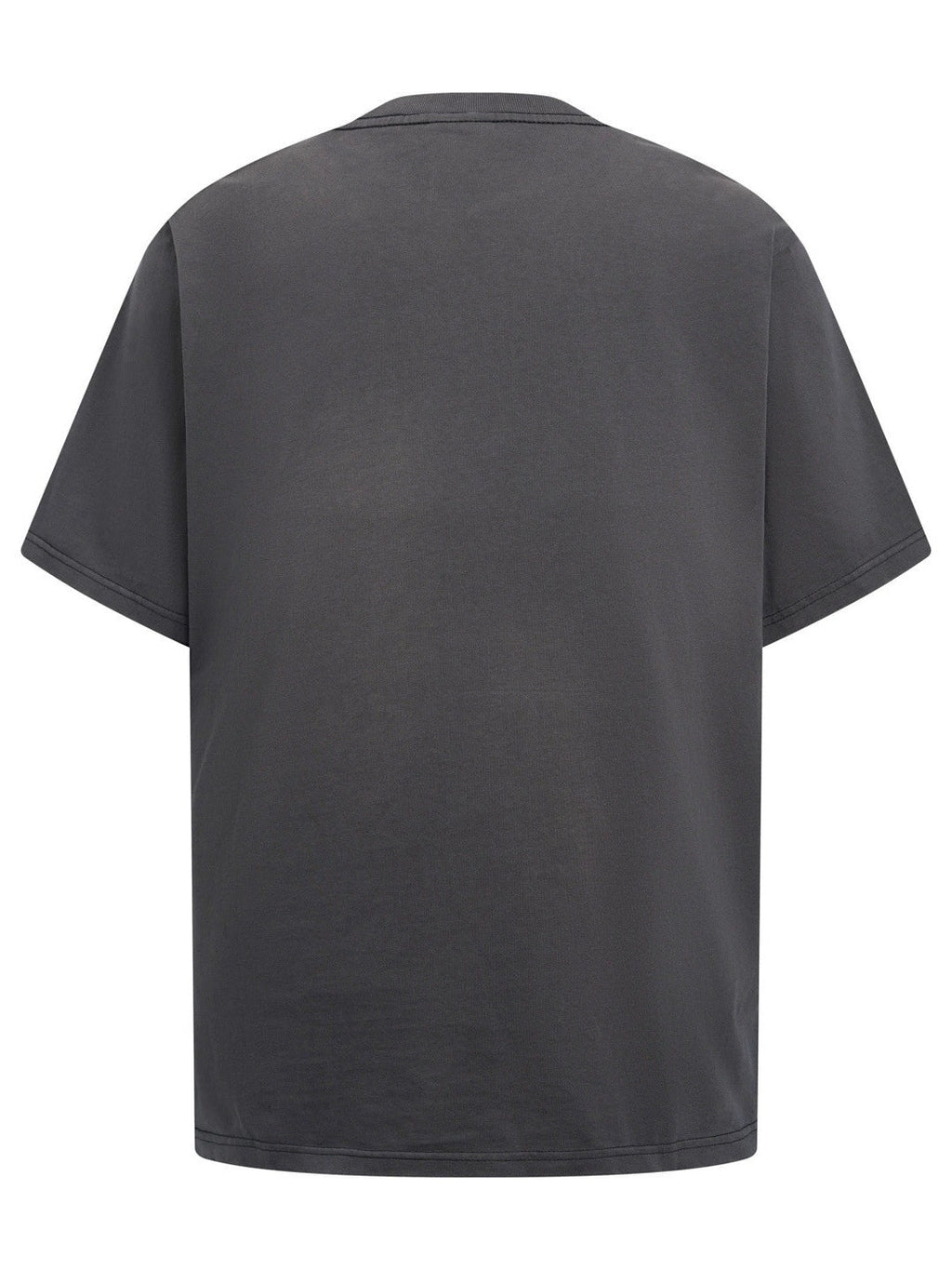 Fashion printed solid color T-shirt