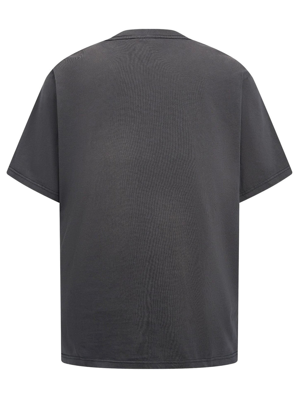Fashion printed solid color T-shirt