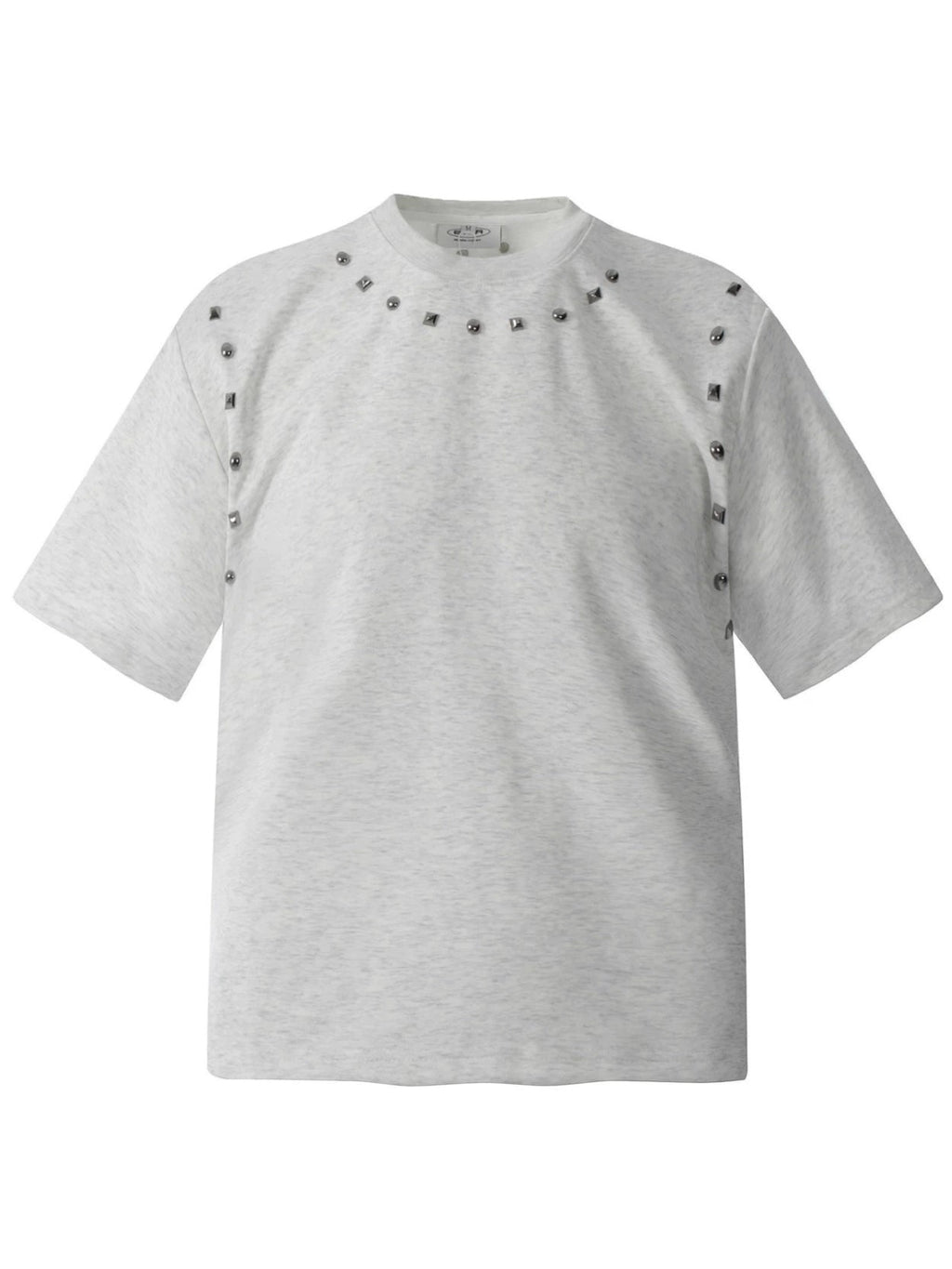 Fashion printed solid color T-shirt