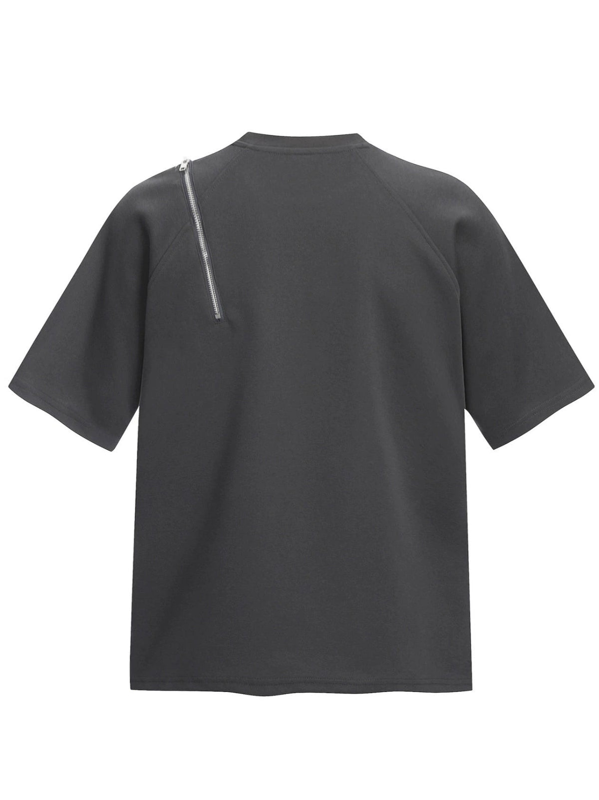 Fashion printed solid color T-shirt