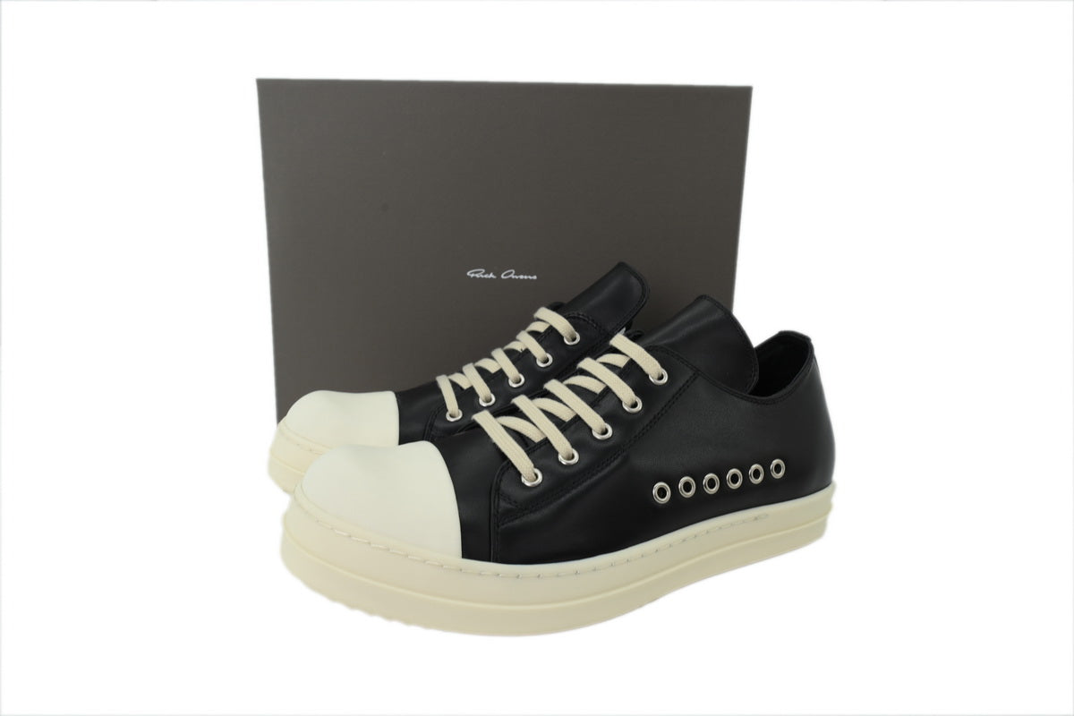 Rick Owens Temple Extreme Low Sneakers – Black Milk
