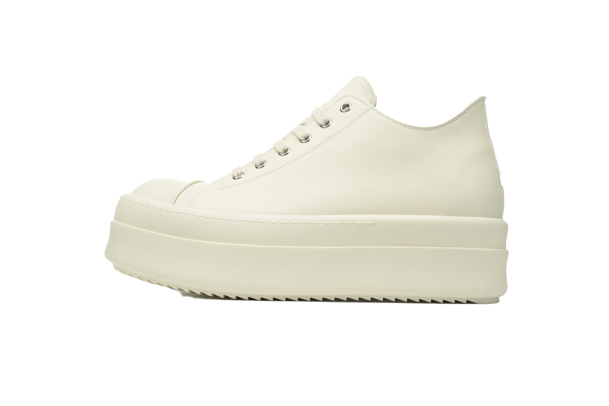 Rick Owens RO Platform Low-Top Sneakers – White