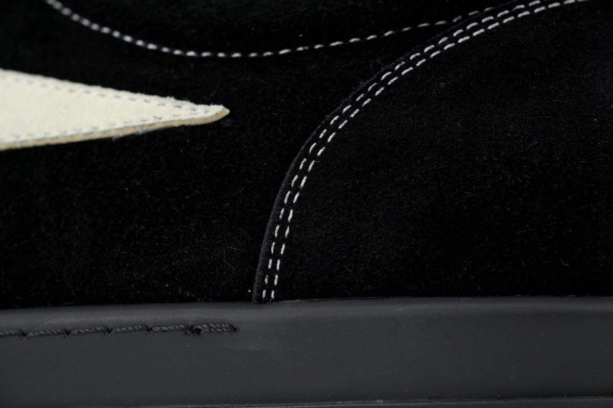 Rick Owens Strobe Vintage Low-Top Sneakers – Black