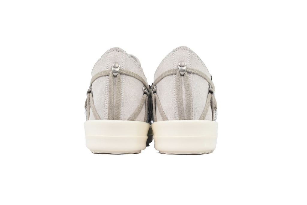 Rick Owens Wrap-Lace Low-Top Sneakers – Off-White