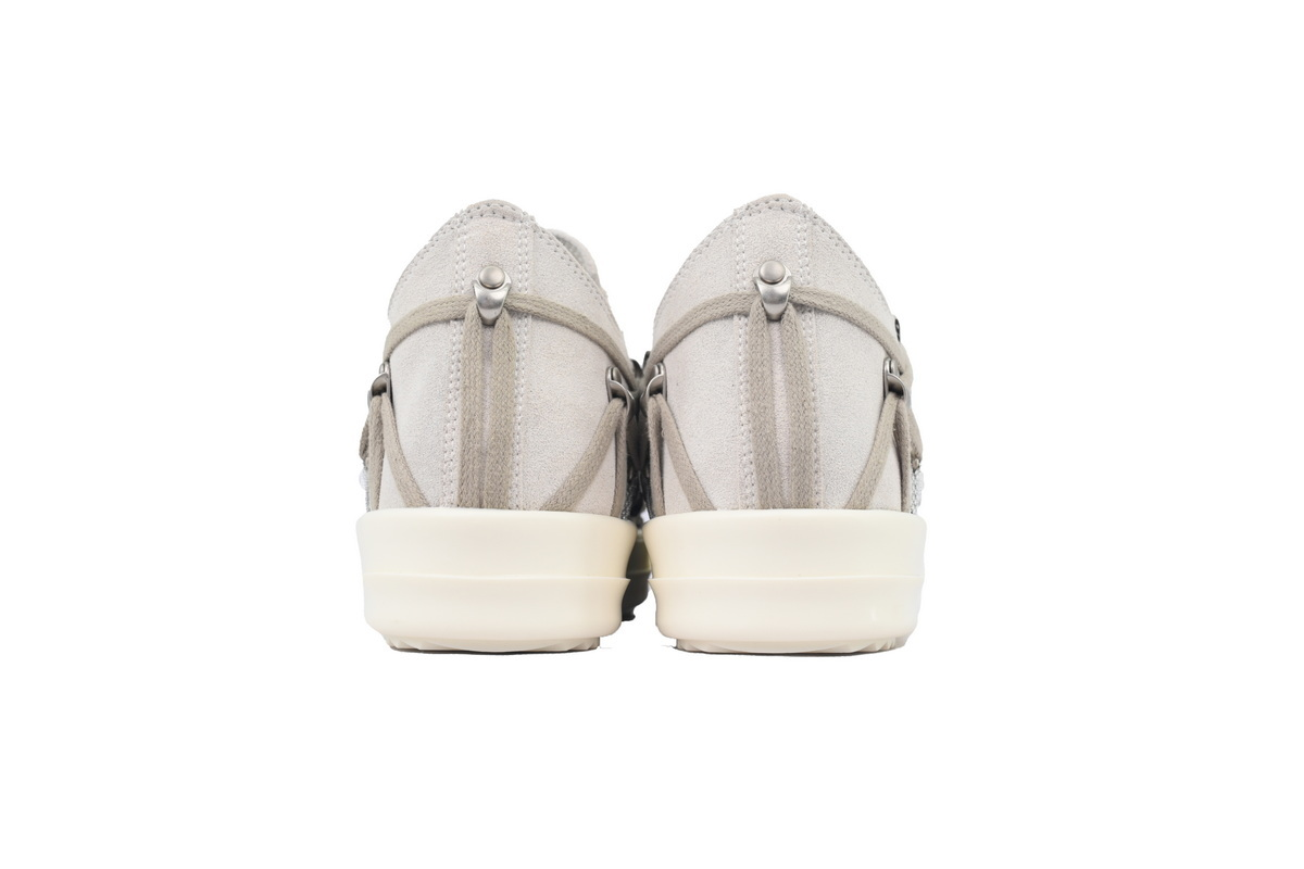 Rick Owens Wrap-Lace Low-Top Sneakers – Off-White