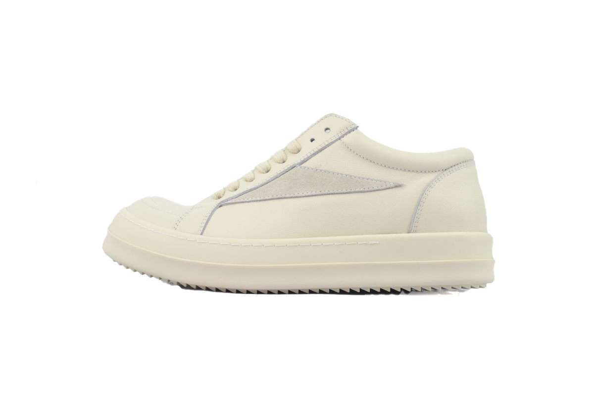 Rick Owens Women’s Lido Vintage Low Sneakers – Milk