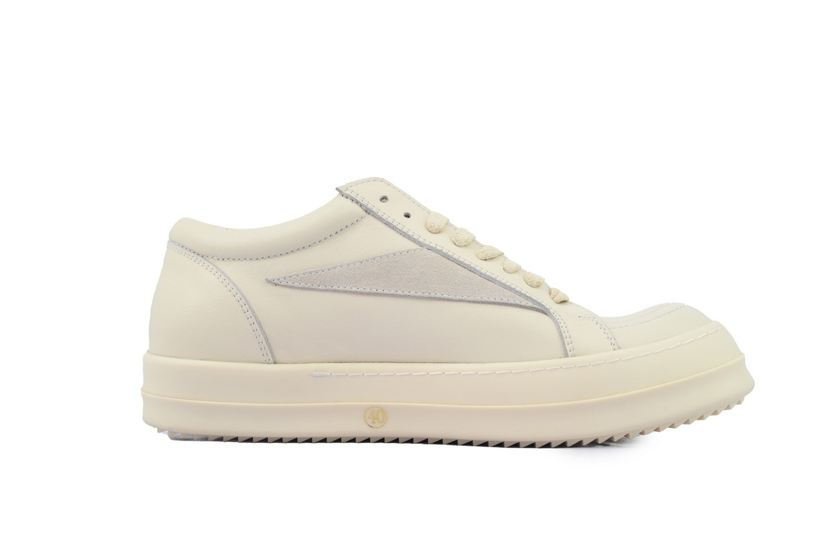 Rick Owens Women’s Lido Vintage Low Sneakers – Milk