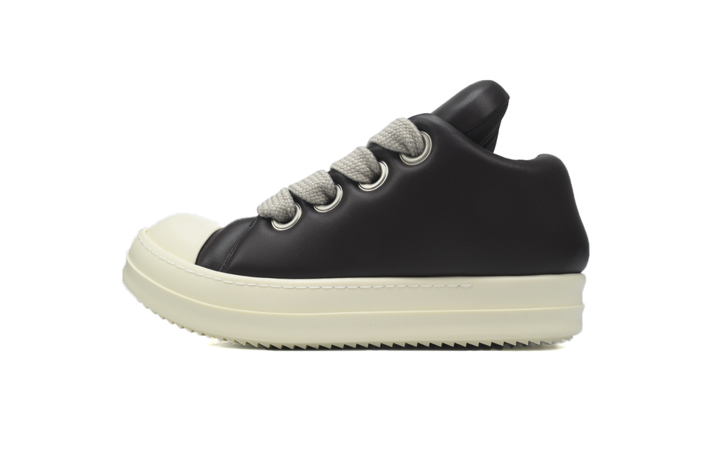 Rick Owens RO Jumbo Puffer Low-Top Sneakers – Brown