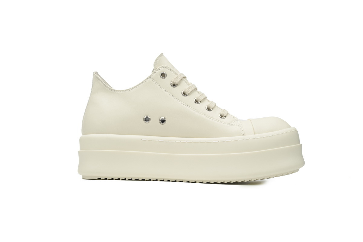 Rick Owens RO Platform Low-Top Sneakers – White