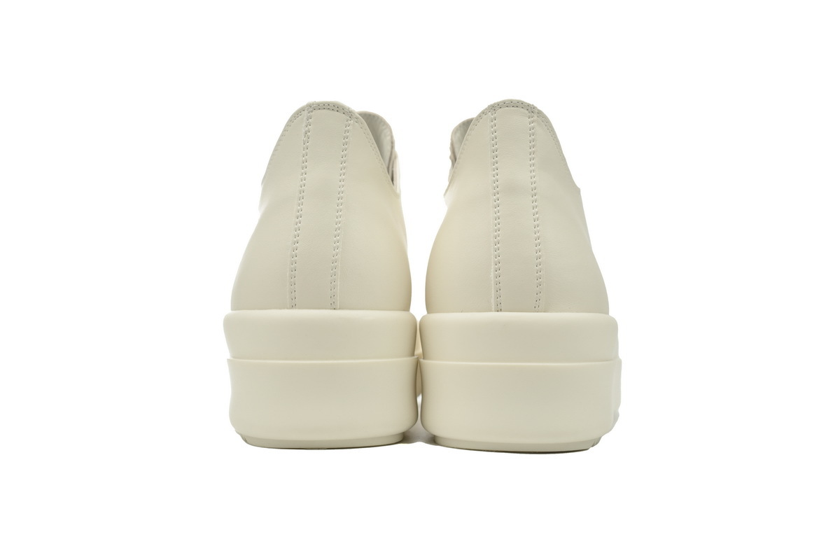 Rick Owens RO Platform Low-Top Sneakers – White