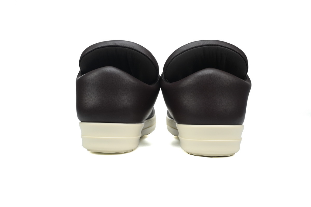 Rick Owens RO Jumbo Puffer Low-Top Sneakers – Brown