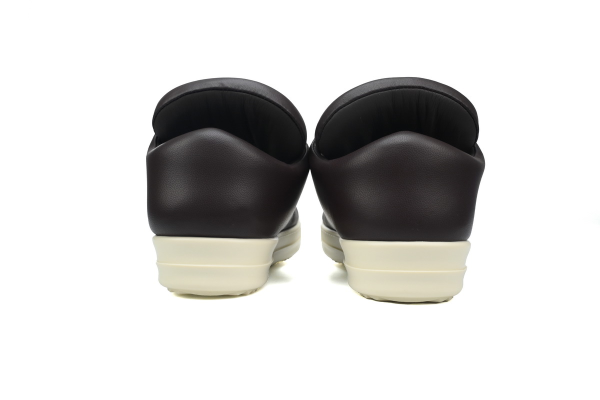 Rick Owens RO Jumbo Puffer Low-Top Sneakers – Brown