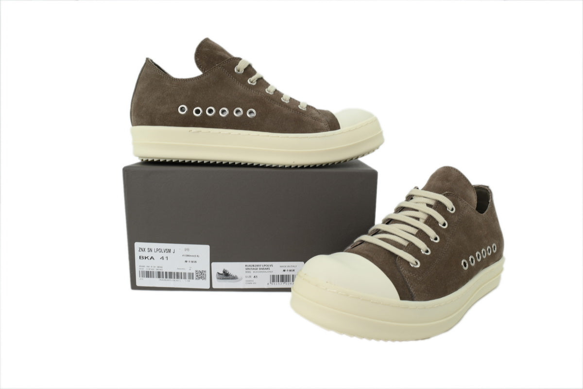 Rick Owens Temple Extreme Low Sneakers – Brown