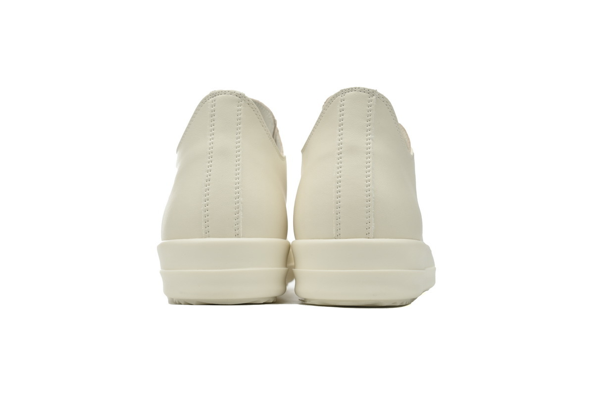 Rick Owens RO Low-Top Sneakers – White