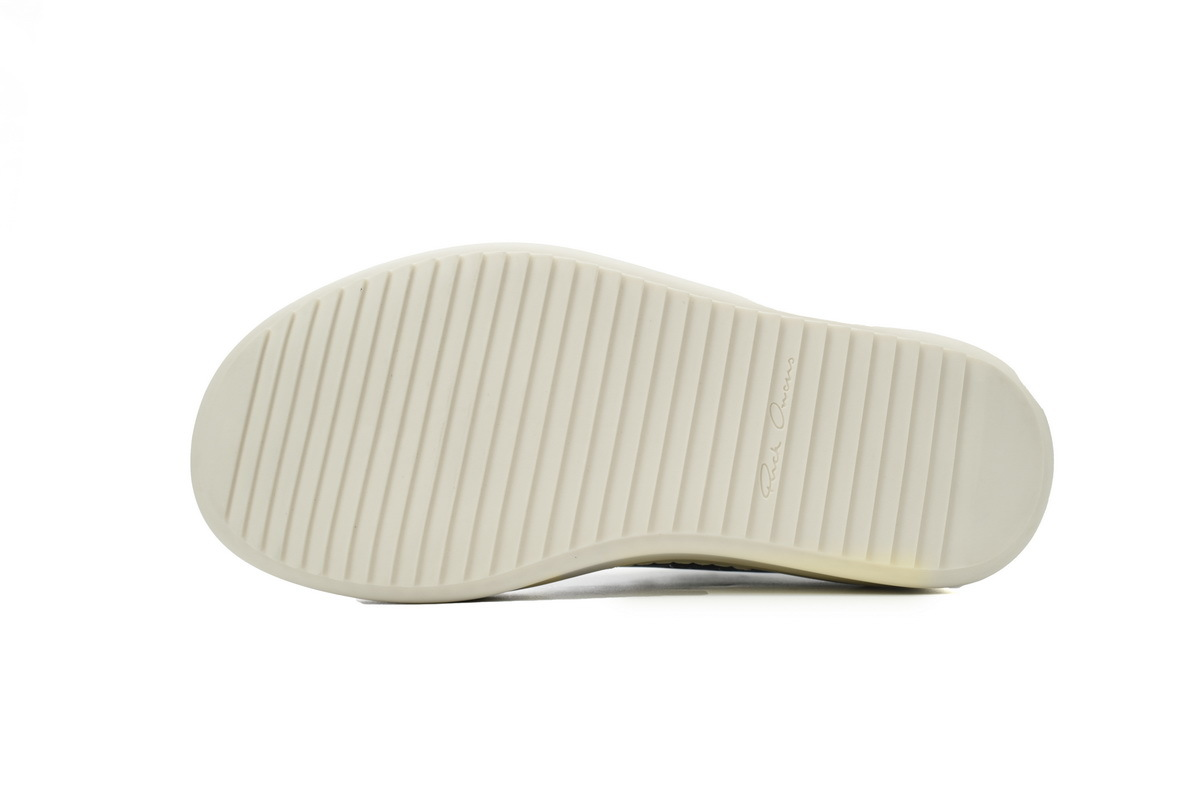 Rick Owens RO Platform Low-Top Sneakers – Black & White