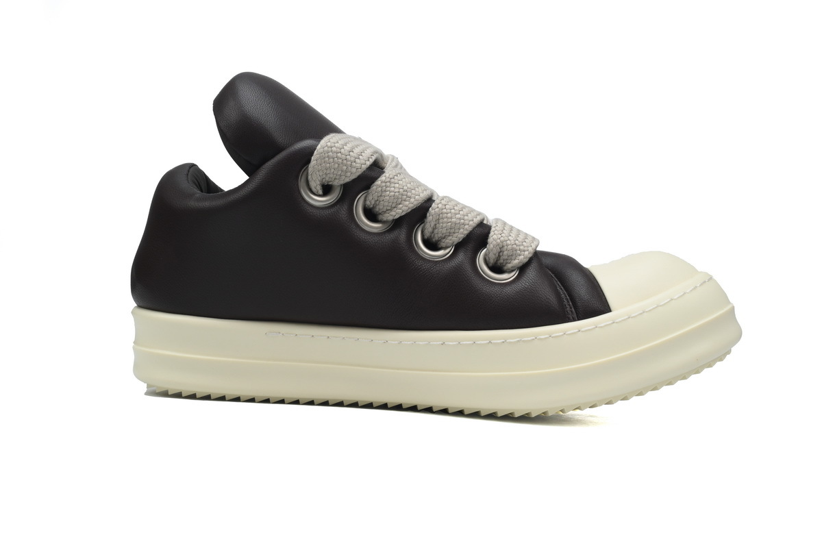 Rick Owens RO Jumbo Puffer Low-Top Sneakers – Brown