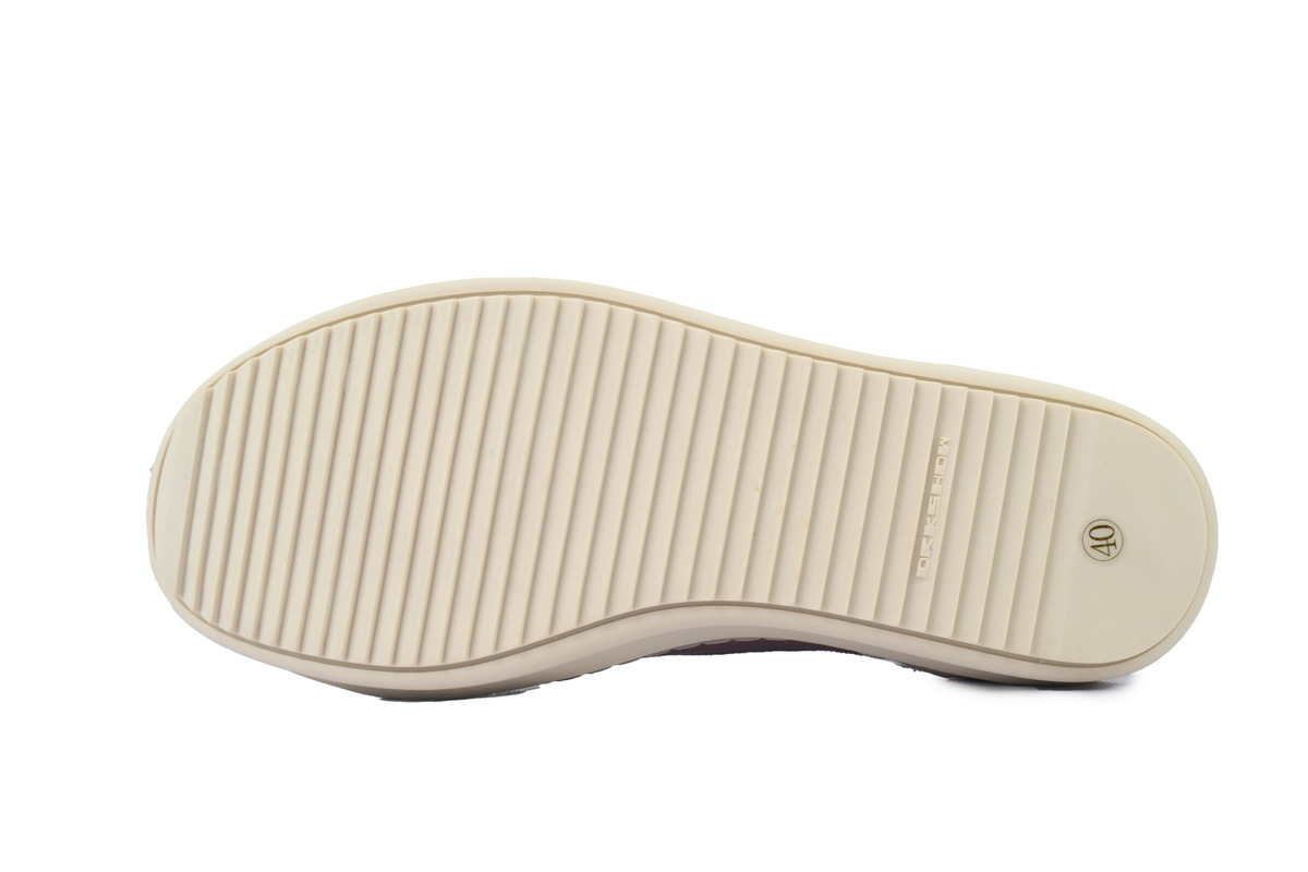 Rick Owens Women’s EDFU Vintage Low-Tops – Faded Pink