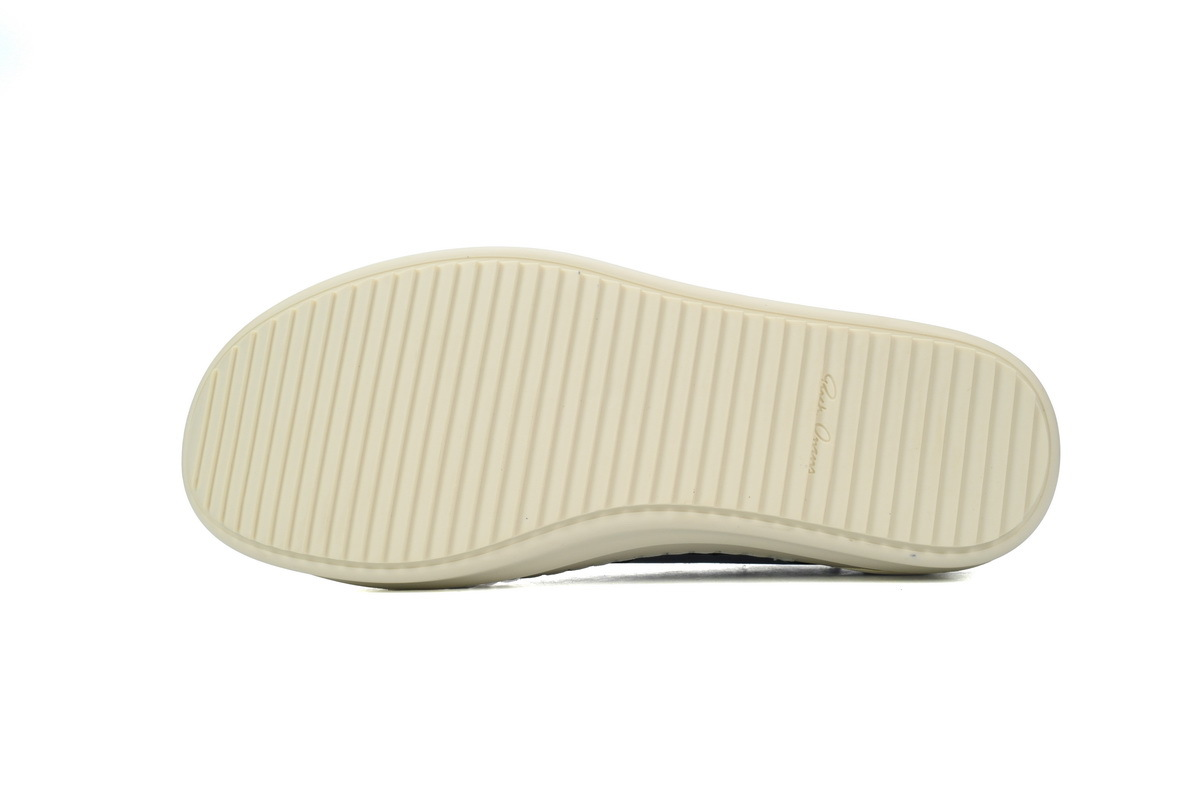 Rick Owens Strobe Vintage Low-Top Sneakers – Black & Milk