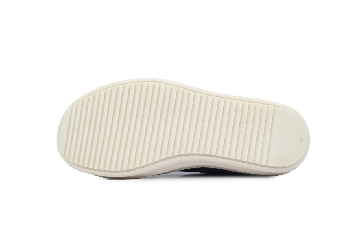 Rick Owens Wrap-Panel Low-Top Sneakers – Grey & Black