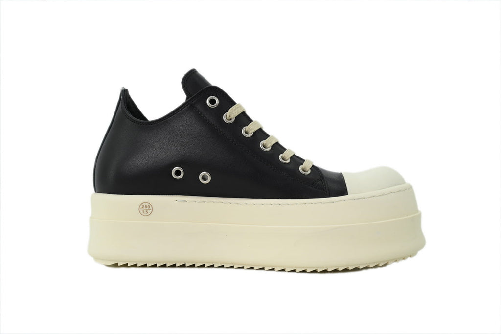 Rick Owens Women's DRKSHDW Double Bumper Low Sneakers – Black Milk